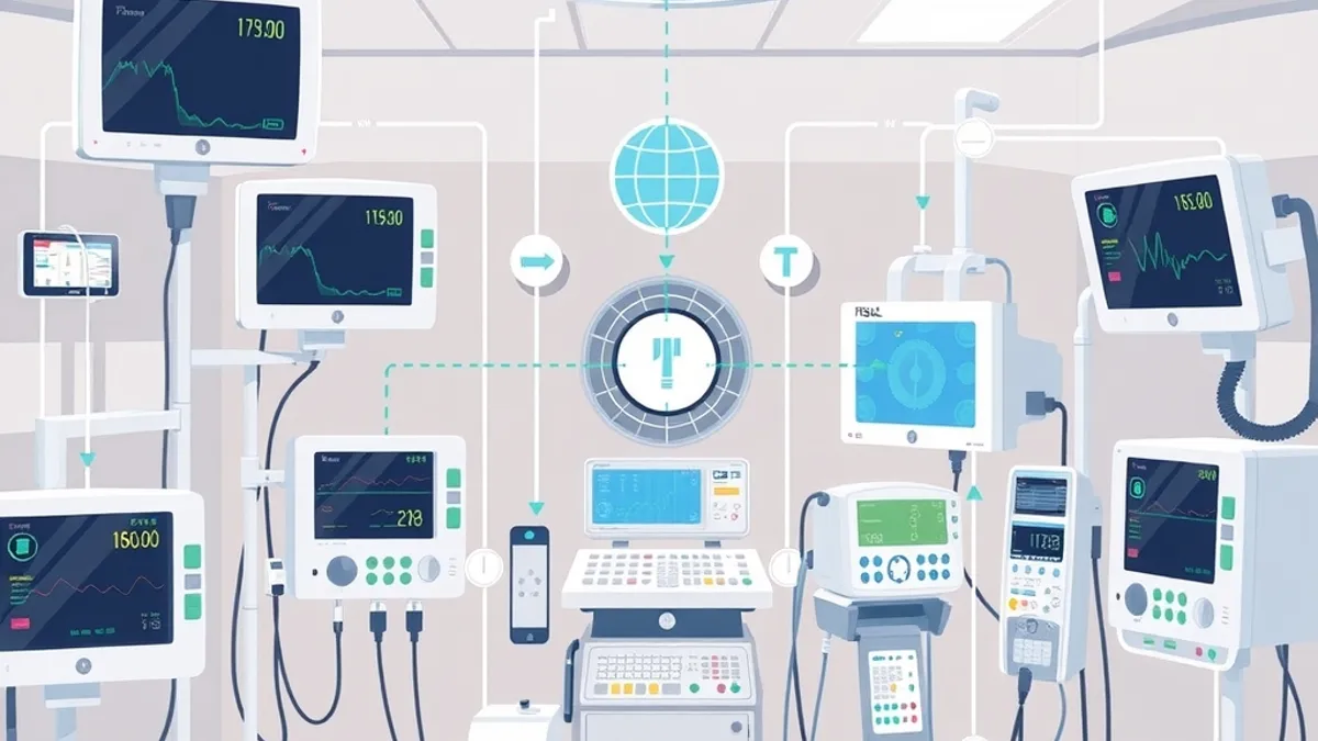 Dispositivos médicos conectados em rede hospitalar segura